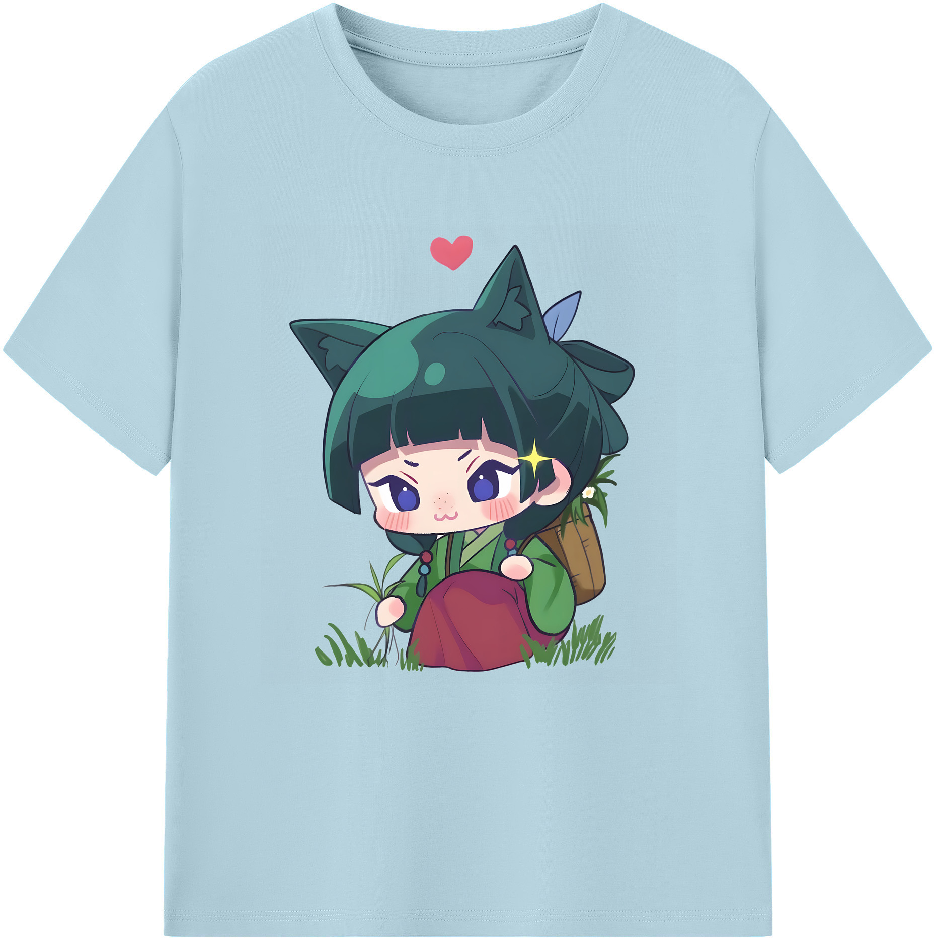 （画像用） 薬屋のひとりごと The Apothecary Diaries 綿100％半袖Tシャツ（フロントプリント）